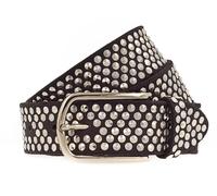 b.belt Nietengürtel Zoe Gold W80 Dark Brown