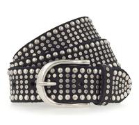 b.belt Riva Colour Leather Belt W100 Black
