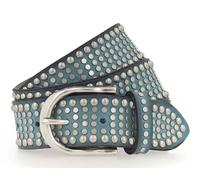 b.belt Riva Colour Leather Belt W100 Light Blue