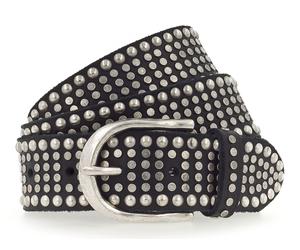 b.belt Riva Colour Leather Belt W90 Black