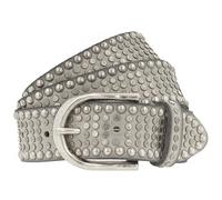 b.belt Riva Nietengürtel Leder hellgrau (BB0989L38-85-0710)