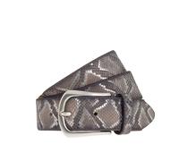 B.BELT - Sabia - 35 mm Gürtel schwarz-silbermetallic - Gr. - 80