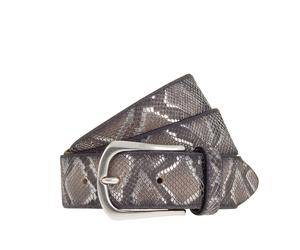 B.BELT - Sabia - 35 mm Gürtel schwarz-silbermetallic - Gr. - 80