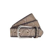 B.BELT - Sabia - 35 mm Gürtel weiß-silbermetallic - Gr. - 85