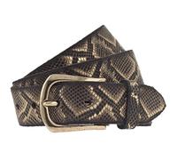 b.belt Sabia Gürtel Leder schwarz-goldmetallic (BB0984L59-80-7917)