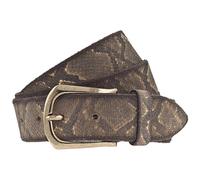 b.belt Sabia Gürtel Leder dunkel grau/gold metallic (BB0984L59-85-7717)