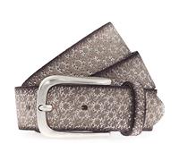 b.belt Tessa Gold Ledergürtel W100 Creme / Silver Metallic