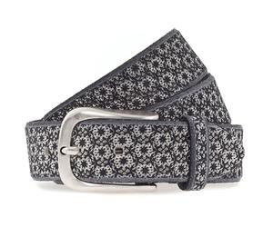 b.belt Tessa Gold Ledergürtel W80 Black / Silver