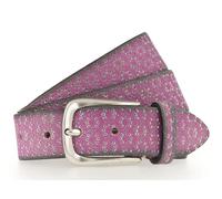 b.belt Tessa Gold Ledergürtel W85 Pink / Silver Metallic