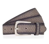 b.belt Tessa Gold Ledergürtel W95 White - Silver Metallic