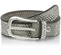 B. Belt Nietengürtel BB0225L03 Leder 85 cm Grau