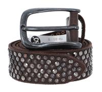 b.belt Nietengürtel Leder 95 cm braun