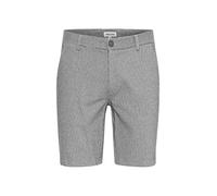 b BLEND AJO Herren Chino Shorts Bermuda Kurze Hose (mit Gürtel) (Stretch), Größe:XL, Farbe:Pewter Mix (200277)