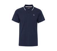 b BLEND Alsek Herren Poloshirt Polohemd T-Shirt mit Polokragen und Knöpfen, Größe:L, Farbe:Dress Blues (194024)
