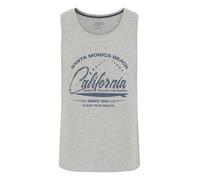 Tanktop BLEND "BHGalifo", Herren, Gr. L, beige (stone mix), Web, 100% Baumwolle, gemustert, regular fit, Rundhals, Tops Tanktop, Lässiges Tanktop mit Print (84626513-L) stone mix