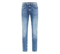Blend Herren Jeans 20711755 – 5-Pocket Multiflex Twister Fit Slim/Regular W36/L32 Denim middle blau