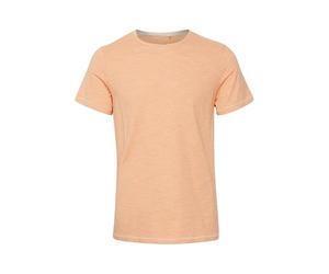 b BLEND Muddy Herren T-Shirt aus Baumwolle Kurzarm Shirt meliert mit Rundhalsausschnitt, Größe:XL, Farbe:Muskmelon (151242)