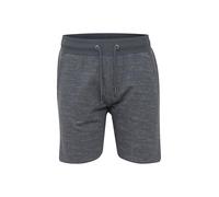 Sweatshorts BLEND "BHTokker", Herren, Gr. L, US-Größen, iron gate, Sweatware, 80% Baumwolle, 20% Polyester, gestreift, regular fit kurz, Hosen Sweatshorts, Sweat Shorts mit Kordeln (29890831-L) iron g