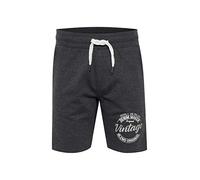 b BLEND Torben Herren Sweatshorts Kurze Hose Jogginghose mit Rippbund und Kordelzug Regular Fit, Größe:XXL, Farbe:Charcoal Mix (200278)