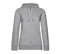 B&C Collection Damen Zipped Hoodie Sweatjacke B&C Inspire Ladys only Heather Grey XL