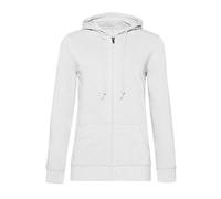 B&C Collection Damen Zipped Hoodie Sweatjacke B&C Inspire Ladys only Weiß S