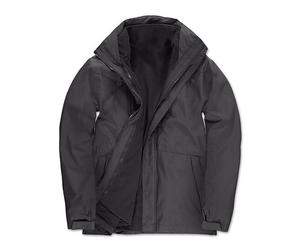B&C COLLECTION - Jacket Corporate 3-in-1 Dark Grey (Solid) - Gr. - S