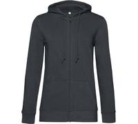 B&C Damen Bio Kapuzen Sweatjacke Inspire WW36B asphalt M