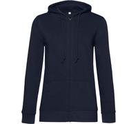 B&C Damen Bio Kapuzen Sweatjacke Inspire WW36B navy blue XS