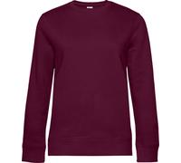 B&C Damen Sweater QUEEN Crew Neck Sweatshirt WW01Q dark cherry XXL