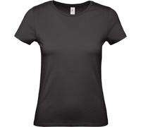 B&C Damen T-Shirt #E150 TW02T black S