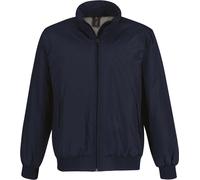 B&C Herren Jacke Crew Bomber Winter-Jacke JM961 navy/warm grey XXL