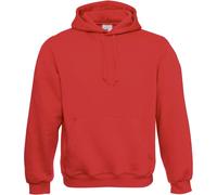 B&C Herren Kapuzen Sweater Hoodie WU620 red M