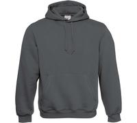 B&C Herren Kapuzen Sweater Hoodie WU620 steel grey (solid) XXS