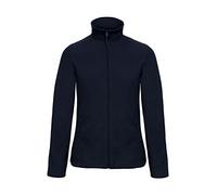 B&C: Ladies` Micro Fleece Full Zip ID.501 Women FWI51, Größe:L;Farbe:Navy
