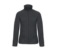 B&C: Ladies` Micro Fleece Full Zip ID.501 Women FWI51, Größe:S;Farbe:Dark Grey