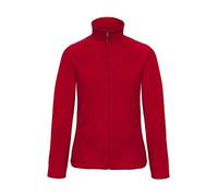 B&C: Ladies` Micro Fleece Full Zip ID.501 Women FWI51, Größe:S;Farbe:Red