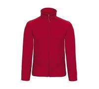 B&C: Micro Fleece Full Zip ID.501 FUI50, Größe:M;Farbe:Red