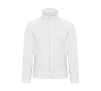 B&C: Micro Fleece Full Zip ID.501 FUI50, Größe:XL;Farbe:White