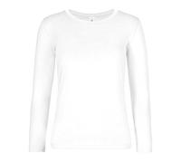 B&C - Women´s T-Shirt #E190 Long Sleeve White - Gr. - XS