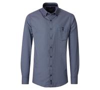 Casa Moda Hemd Casual Fit – Langarm, 100% Baumwolle, bedruckt – Herren XXL Blau
