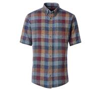 CASAMODA Leinenhemd kariert Casual Fit