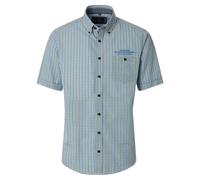 Casa Moda Casual Fit Hemd Kurzarm grün