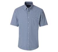Casa Moda Casual Fit Hemd Kurzarm blau