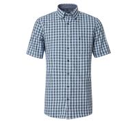 CASAMODA Freizeithemd Kurzarm kariert Comfort Fit