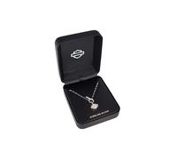 B&S Logo Ring Toggle Pendant Damen Halskette 925 Silber 16 IN = 40,64 cm silber