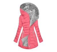 B Ware Rückläufer, Damenjacken Sale Winter, Fleecejacke Damen Herbstjacke Aus Samt Und Baumwolle Mit Einfarbigem Reißverschluss Und Für Damen Mantel Damen Wadenlang, Winterjacke Damen Reduziert