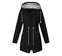B-Waren Angebote Jacken Damen Sale Winter Herbstjacke Damen Elegant Winterjacke Trendig Winter Feste Farbe Gestreifter Schnitt Kapuzenpulli Mantel Damen Festlich Damen Lange Jacke Winter Sale