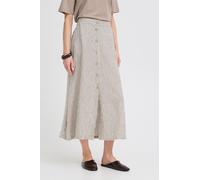 B-Young - Bekleidung BYFALAKKA BUTTON SKIRT - - Beige - Größe 42