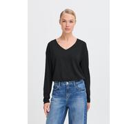 B-Young - Bekleidung BYPAMILA LS V NECK TSHIRT - schwarz - Größe XS