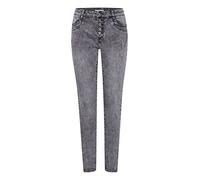 b.young BXKAILY Jeans NO Damen Jeans Denim Hose 5-Poket-Style Baumwolle mit Stretch Skinny Fit, Größe:44, Farbe:Mid Grey Denim (200464)